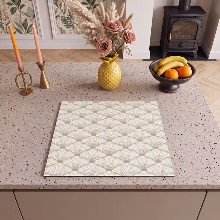 Inductie beschermer - Klassiek - Art - Beige — 3