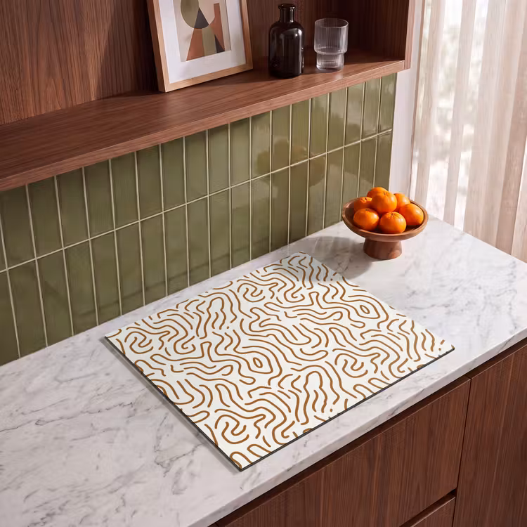Inductie beschermer - Minimalistisch - Patroon - Terracotta — 4