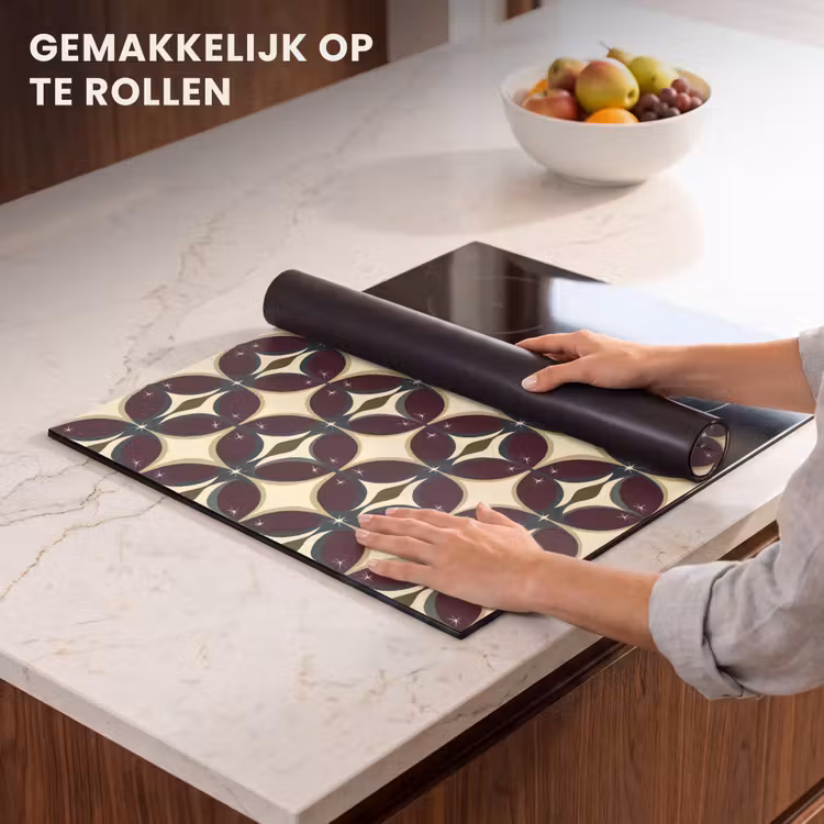 Inductie beschermer - Cirkel - Retro - Kleurrijk — 7