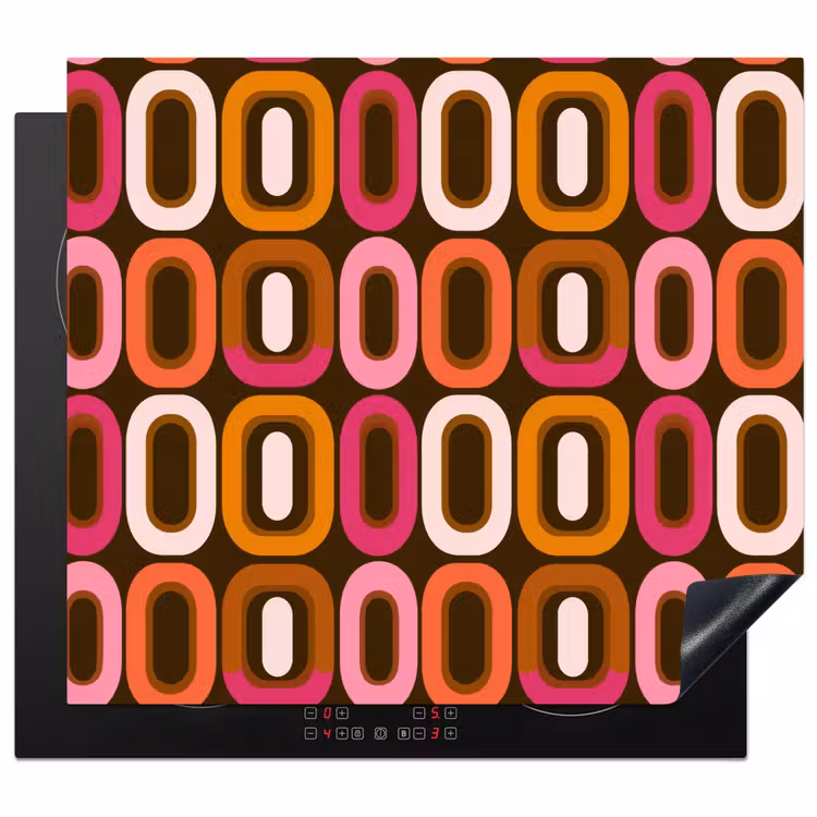 Inductie beschermer - Modern - Retro - Kleurrijk — 1