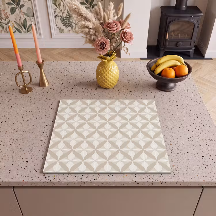 Inductie beschermer - Patroon - Klassiek - Beige — 3