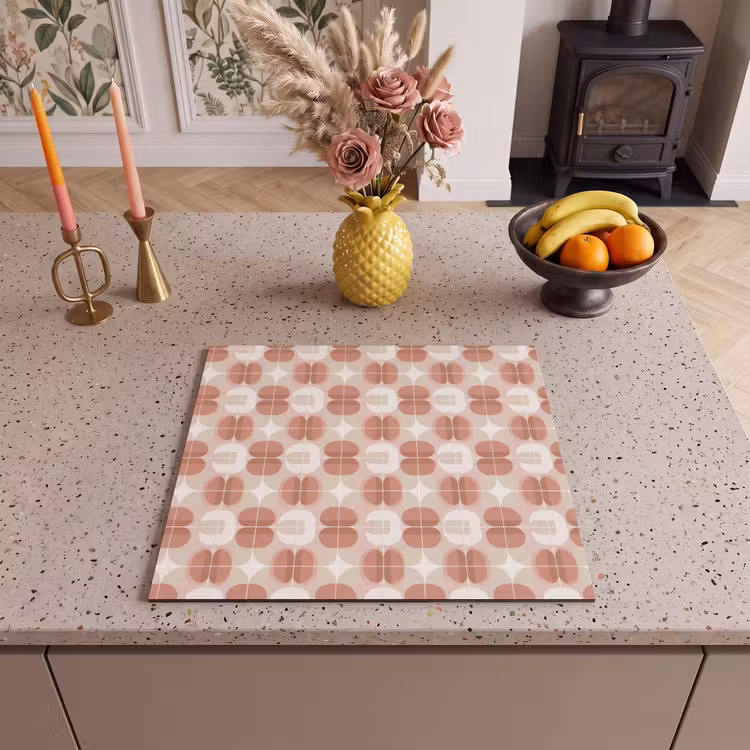 Inductie beschermer - Retro - Klassiek - Roze — 3