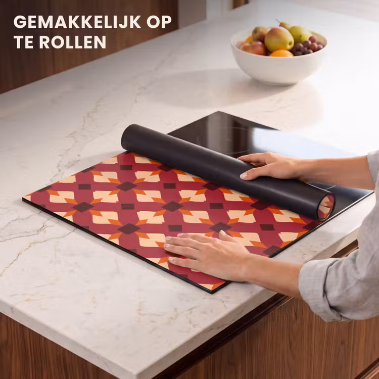 Inductie beschermer - Retro - Patroon - Kleurrijk — 7