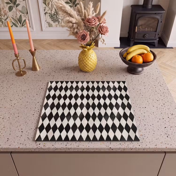 Inductie beschermer - Klassiek - Patroon - Zwart — 3