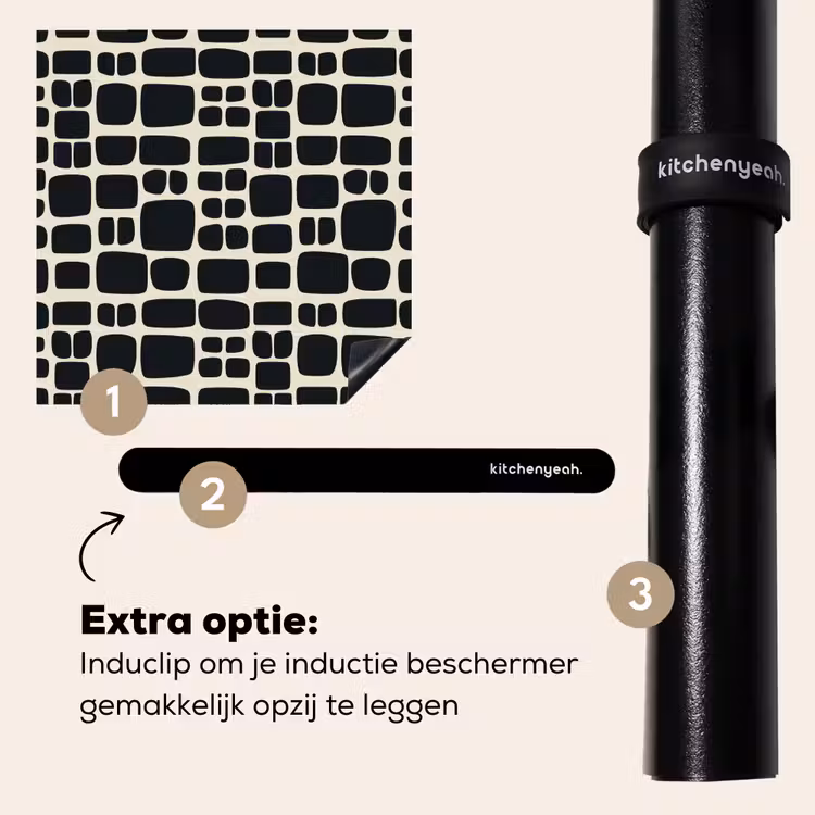 Inductie beschermer - Modern - Organisch - Zwart — 8