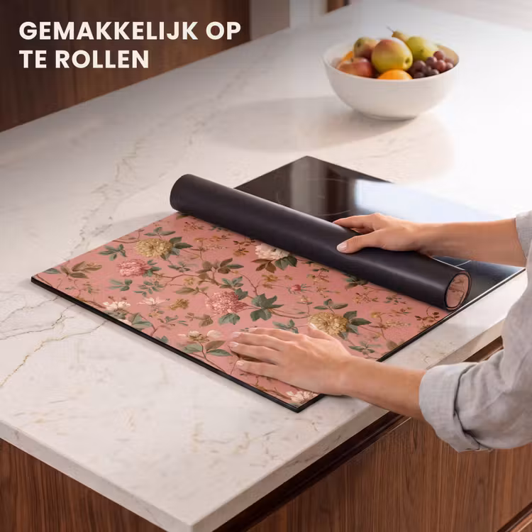 Inductie beschermer - Klassiek - Botanisch - Roze — 7