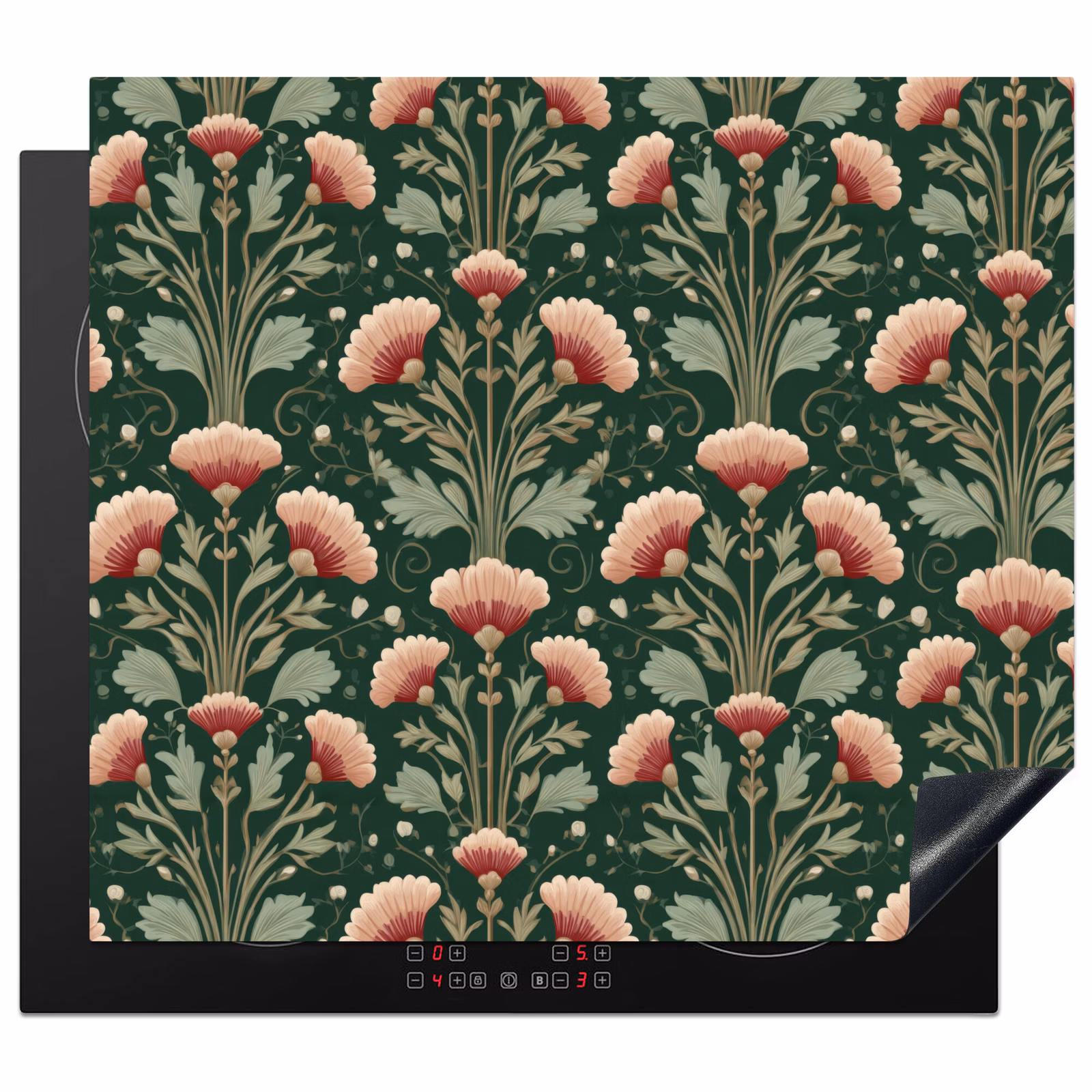 Inductie beschermer - Patroon - Botanisch - Kleurrijk — 1