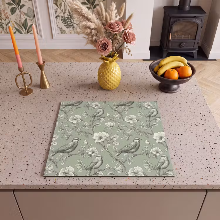 Inductie beschermer - Klassiek - Botanisch - Groen — 3
