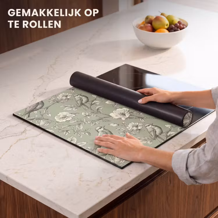 Inductie beschermer - Klassiek - Botanisch - Groen — 7