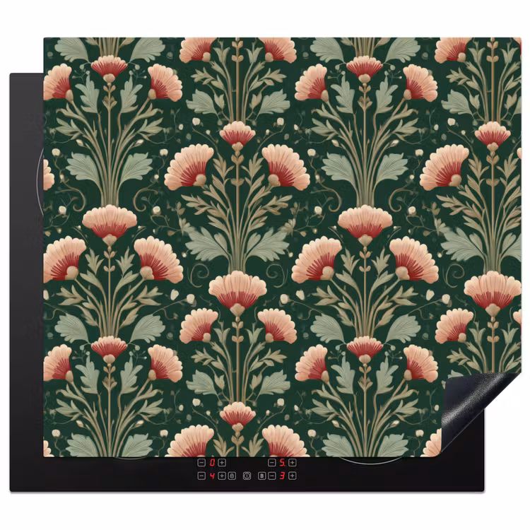 Inductie beschermer - Patroon - Botanisch - Kleurrijk — 1