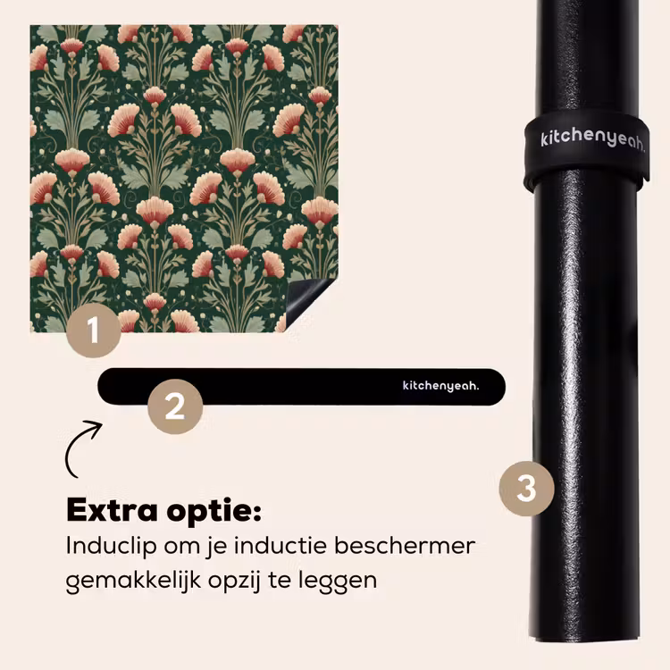 Inductie beschermer - Patroon - Botanisch - Kleurrijk — 8