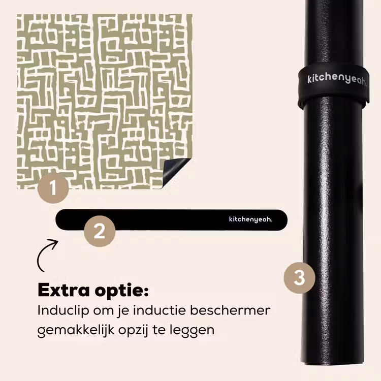 Inductie beschermer - Grafisch - Patroon - Groen — 8