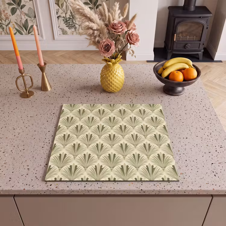 Inductie beschermer - Klassiek - Waaier - Groen — 3