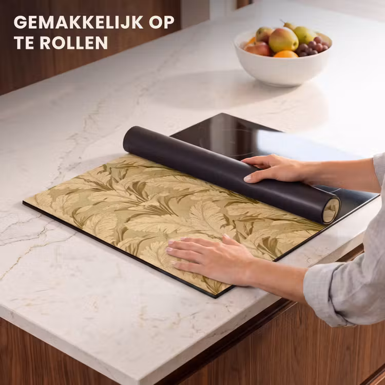 Inductie beschermer - Palmbladeren - Klassiek - Groen — 7
