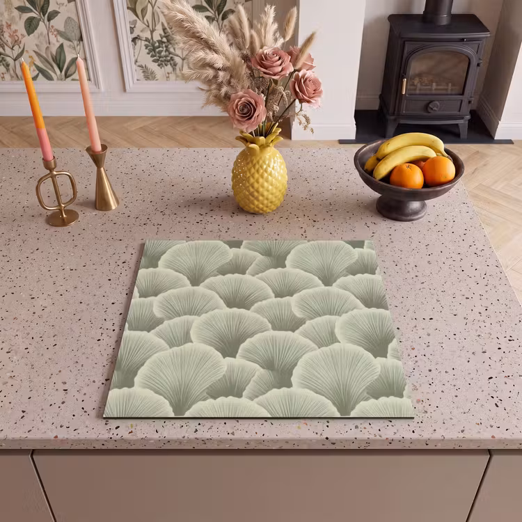 Inductie beschermer - Waaier - Blad - Groen — 3
