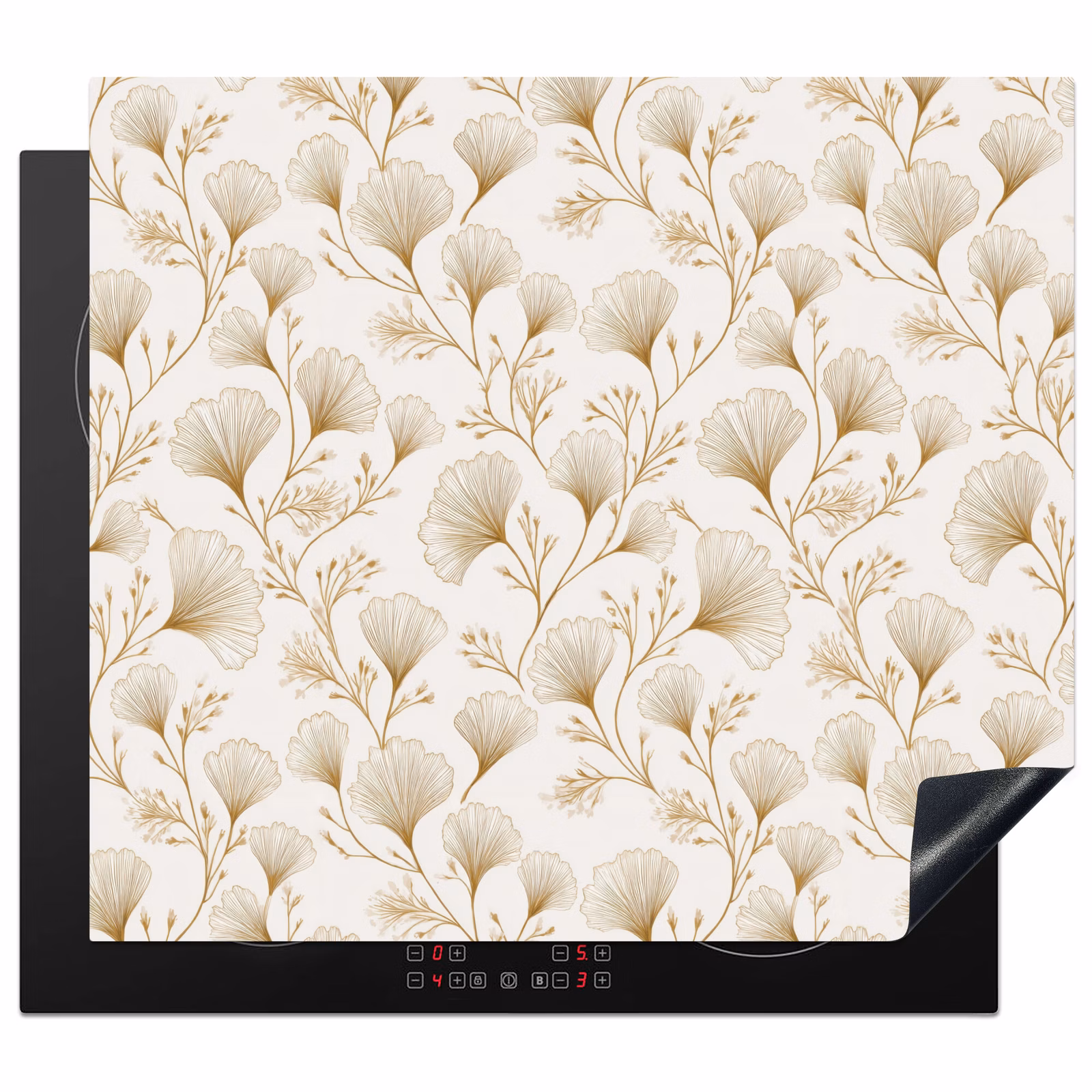 Inductie beschermer - Ginkgo - Takken - Goud — 1