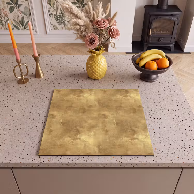 Inductie beschermer - Industrieel - Textuur - Goud — 3