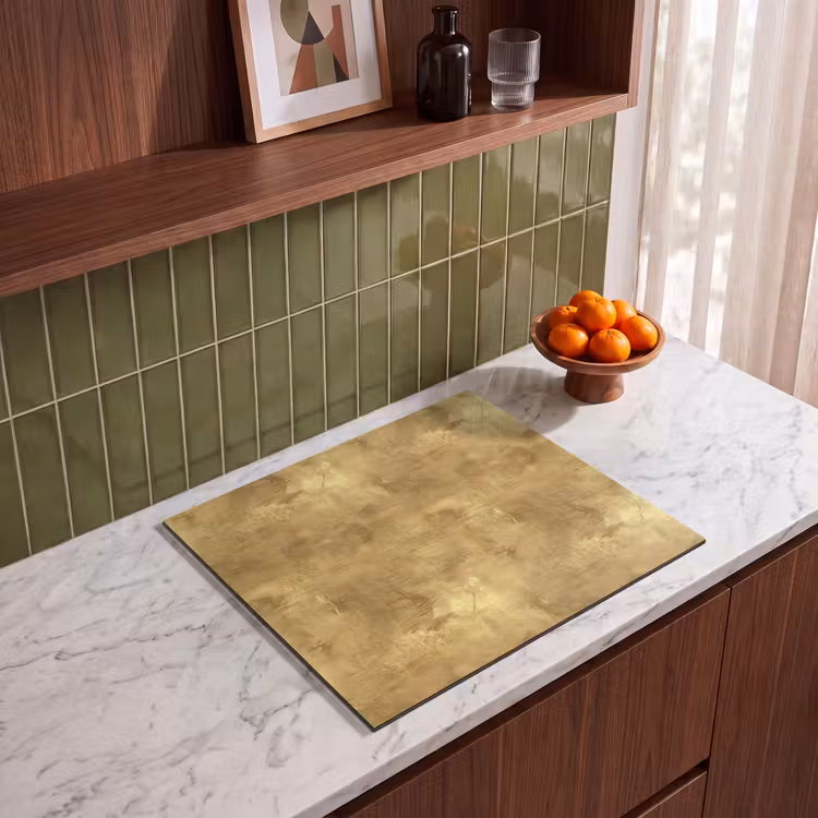 Inductie beschermer - Industrieel - Textuur - Goud — 4