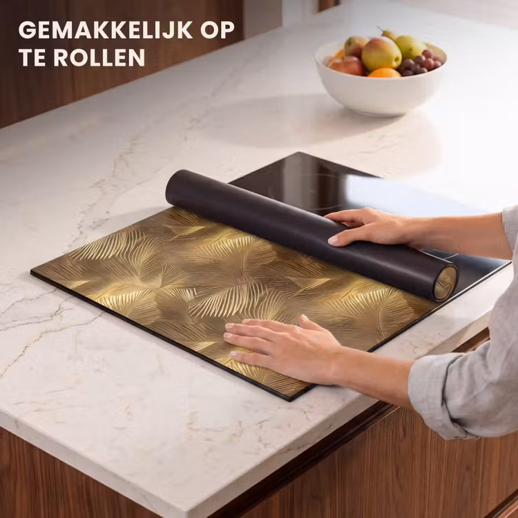 Inductie beschermer - Palm - Waaier - Goud — 7