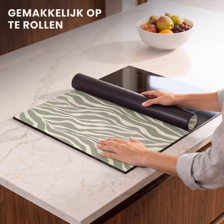 Inductie beschermer - Zebra - Motief - Groen — 7
