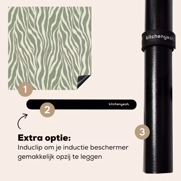 Inductie beschermer - Zebra - Motief - Groen — 8