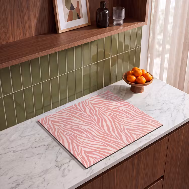 Inductie beschermer - Zebra - Print - Roze — 4