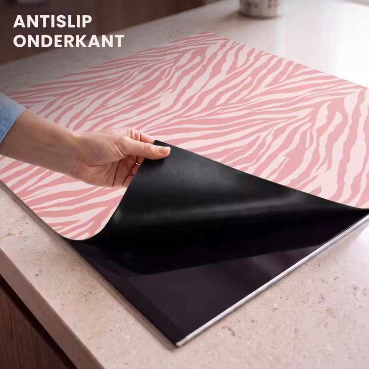 Inductie beschermer - Zebra - Print - Roze — 6