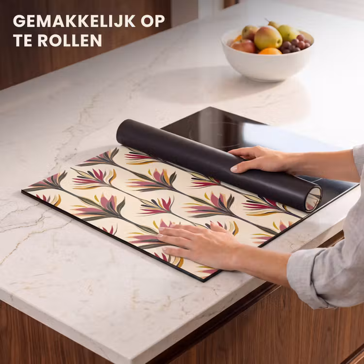 Inductie beschermer - Waaier - Motief - Kleurrijk — 7