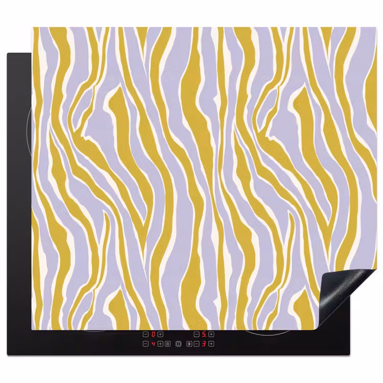 Inductie beschermer - Zebra - Modern - Meerkleurig — 1