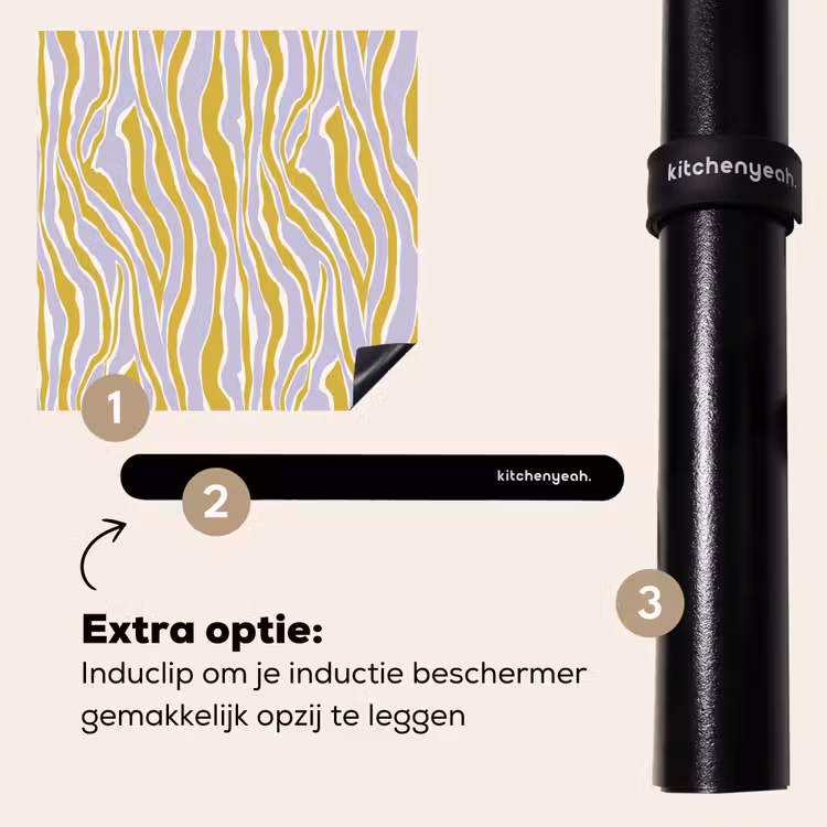 Inductie beschermer - Zebra - Modern - Meerkleurig — 8