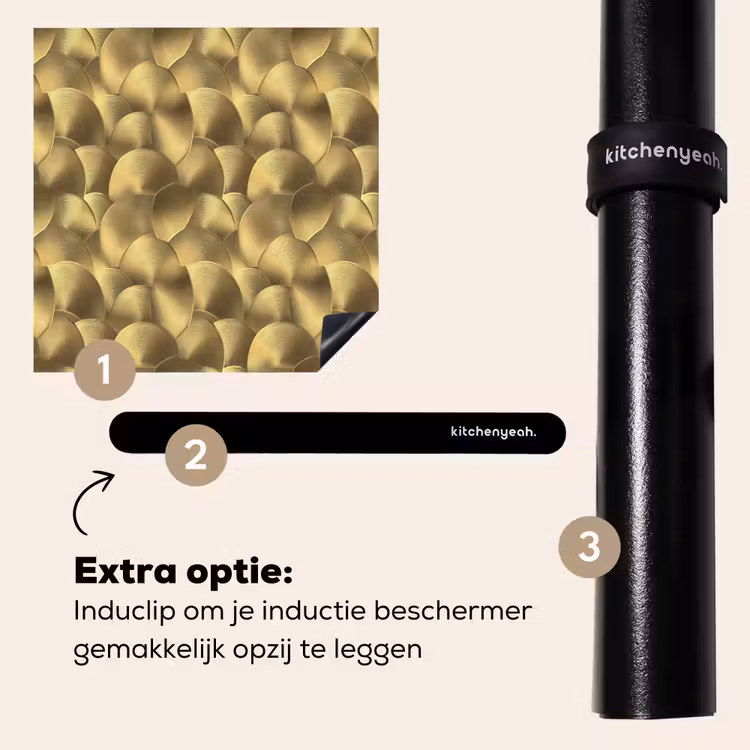 Inductie beschermer - Modern - Cirkel - Goud — 8