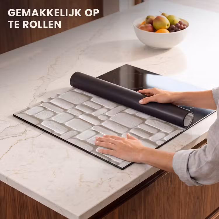 Inductie beschermer - Reliëf - Structuur - Wit — 7
