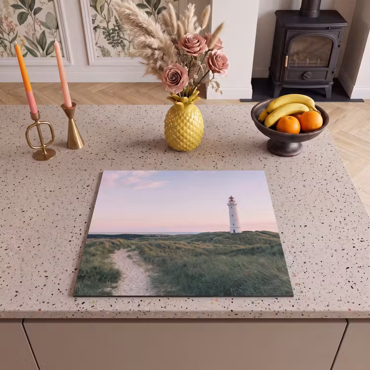 Inductie beschermer - Vuurtoren - Duinlandschap - Zee — 3