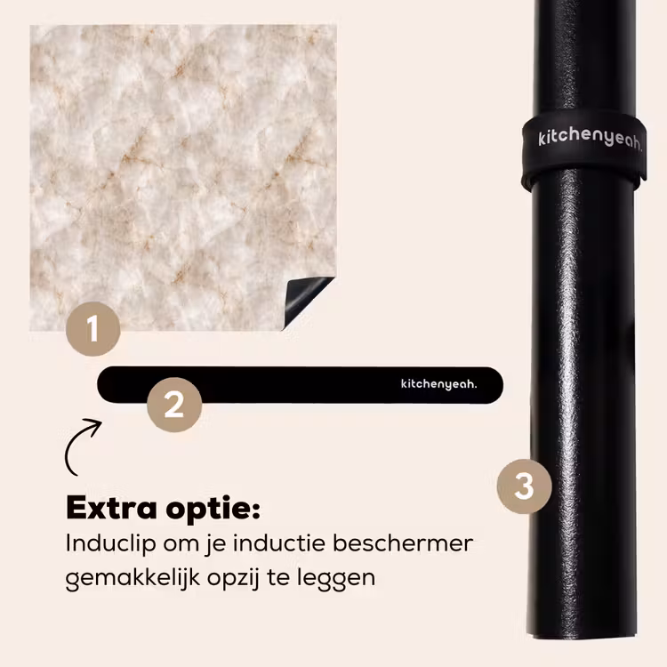 Inductie beschermer - Marmer - Patroon - Klassiek — 8