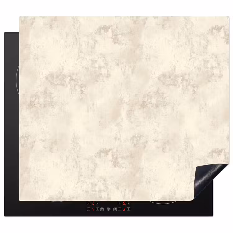 Inductie beschermer - Patroon - Organisch - Beige — 1