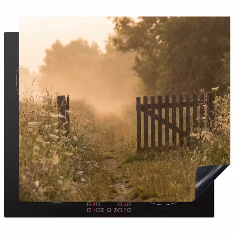 Inductie beschermer - Hek - Natuur - Mist - Veld — 1