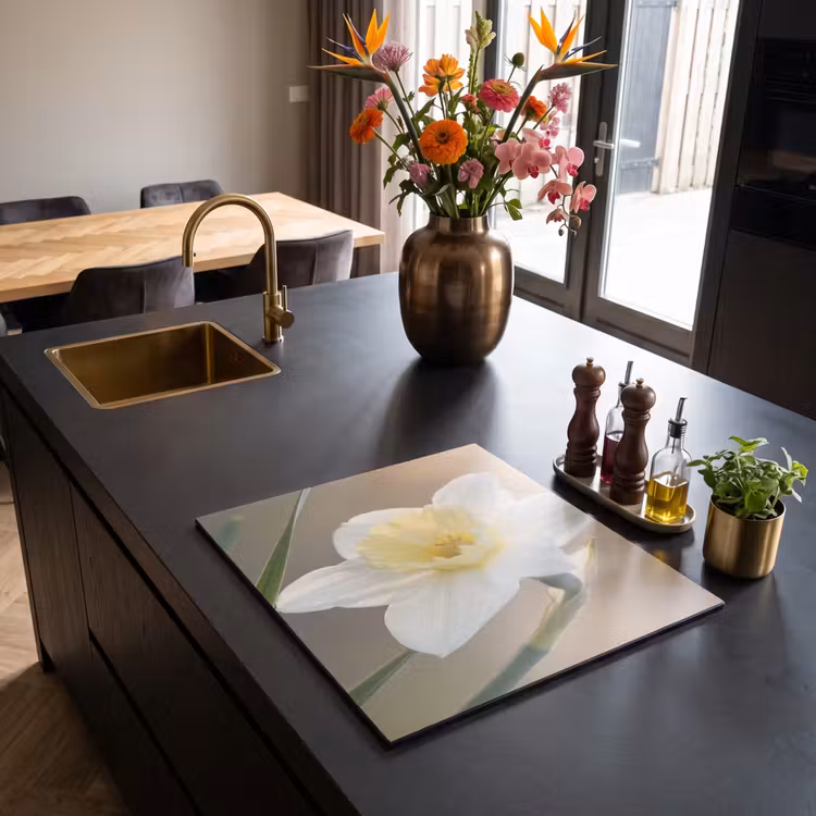 Inductie beschermer - Narcis - Bloem - Minimalistisch — 2