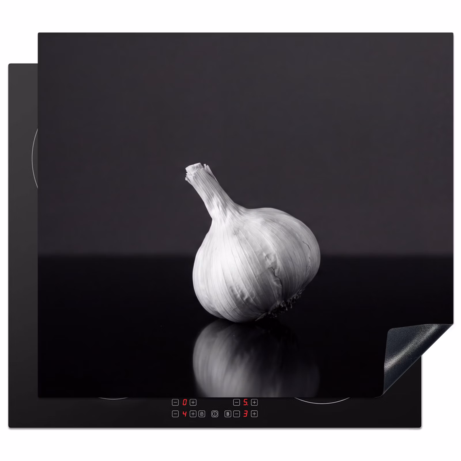 Inductie beschermer - Knoflook - Zwart - Wit — 1