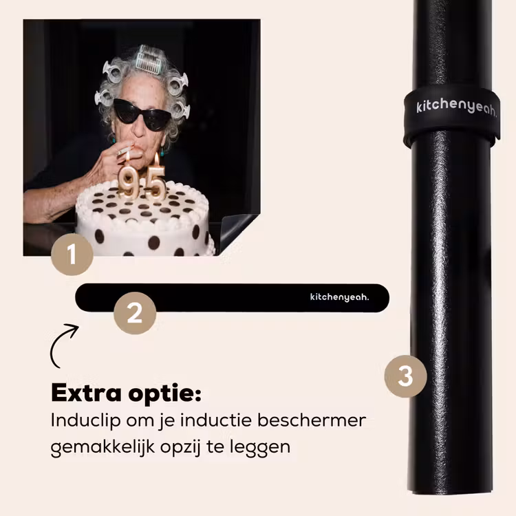 Inductie beschermer - Verjaardag - Krulspeld - Oma — 8