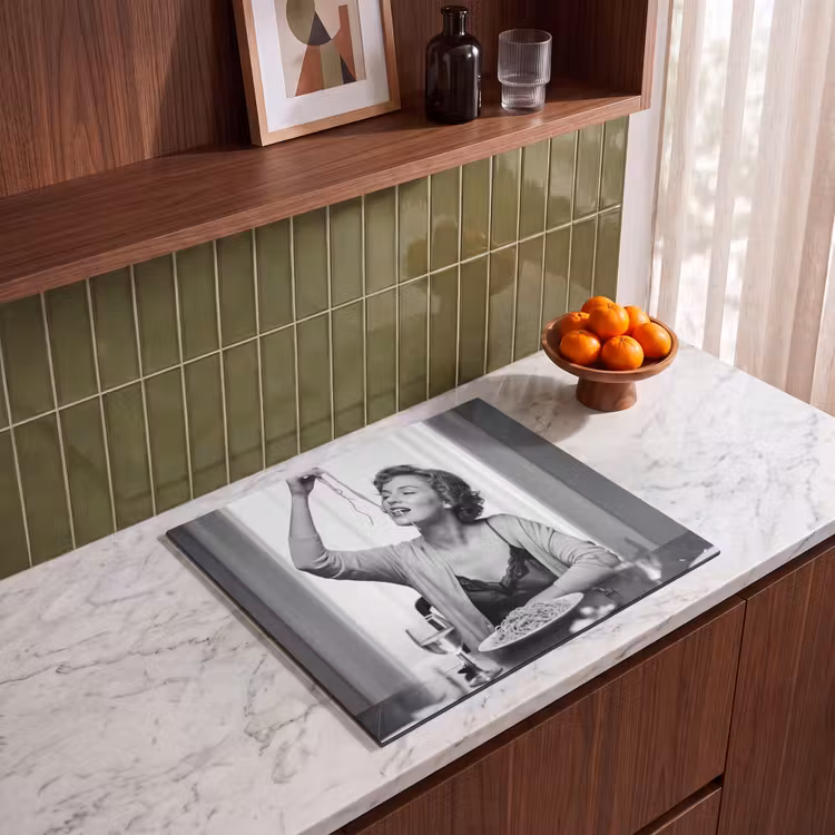 Inductie beschermer - Vrouw - Spaghetti - Zwart - Wit — 4