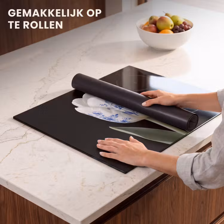 Inductie beschermer - Tulp - Patroon - Blauw — 7