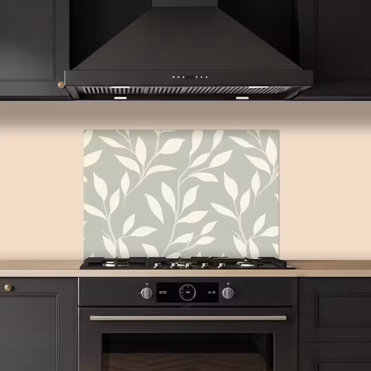 Spatscherm keuken - Minimalistisch - Patroon - Groen — 5