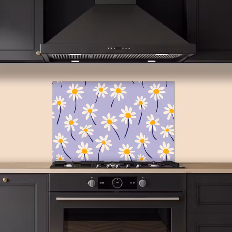 Spatscherm keuken - Modern - Madelief - Paars — 5