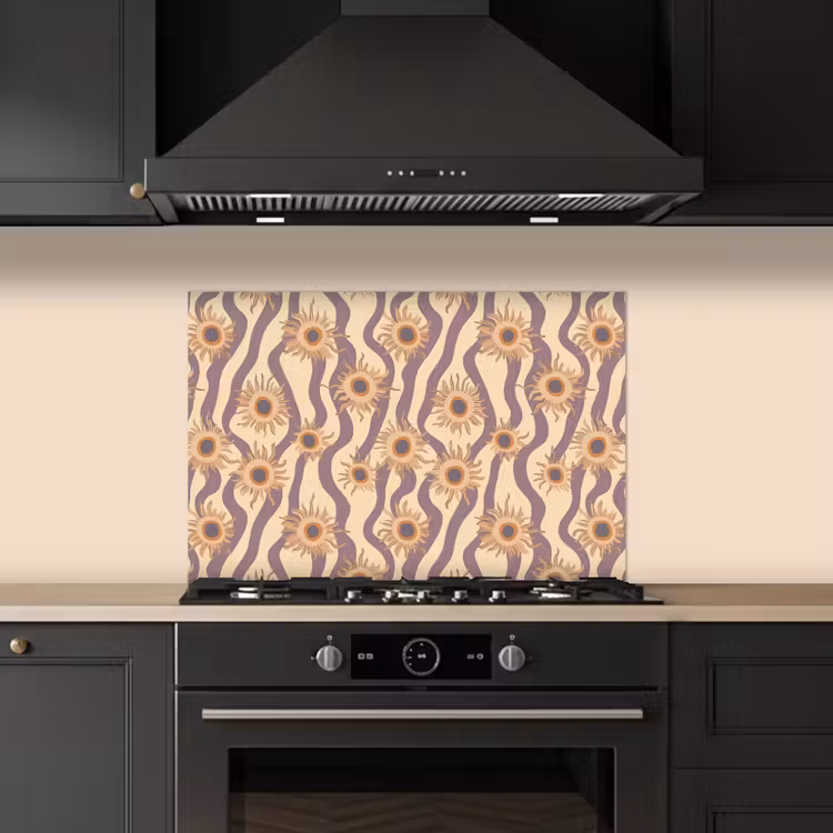 Spatscherm keuken - Bohemian - Vibe - Lavendelpaars — 5