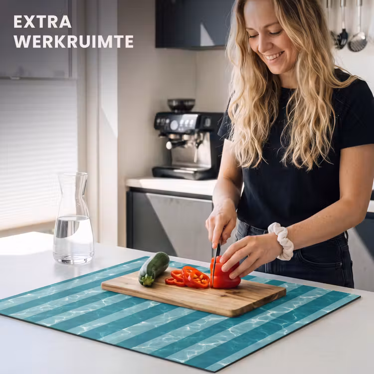Inductie beschermer - Zwembad - Strepen - Groen — 5