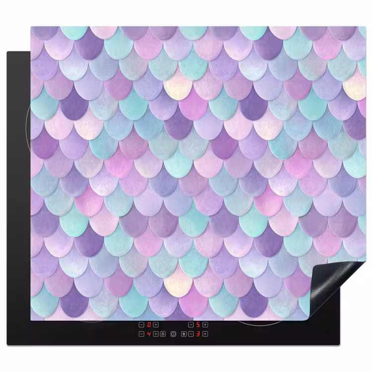 Inductie beschermer - Dromerig - Zeemeermin - Pastel — 1