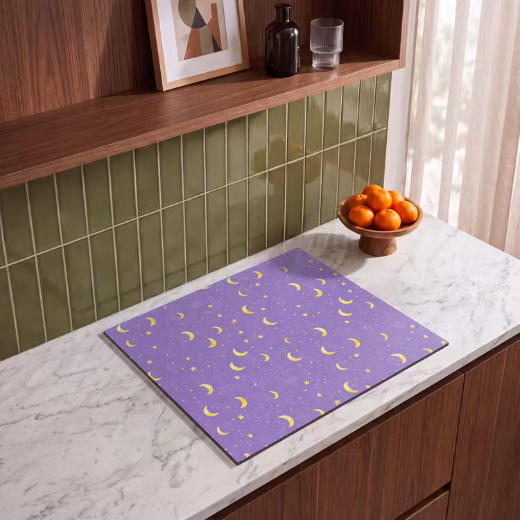 Inductie beschermer - Manen - Sterren - Paars — 4