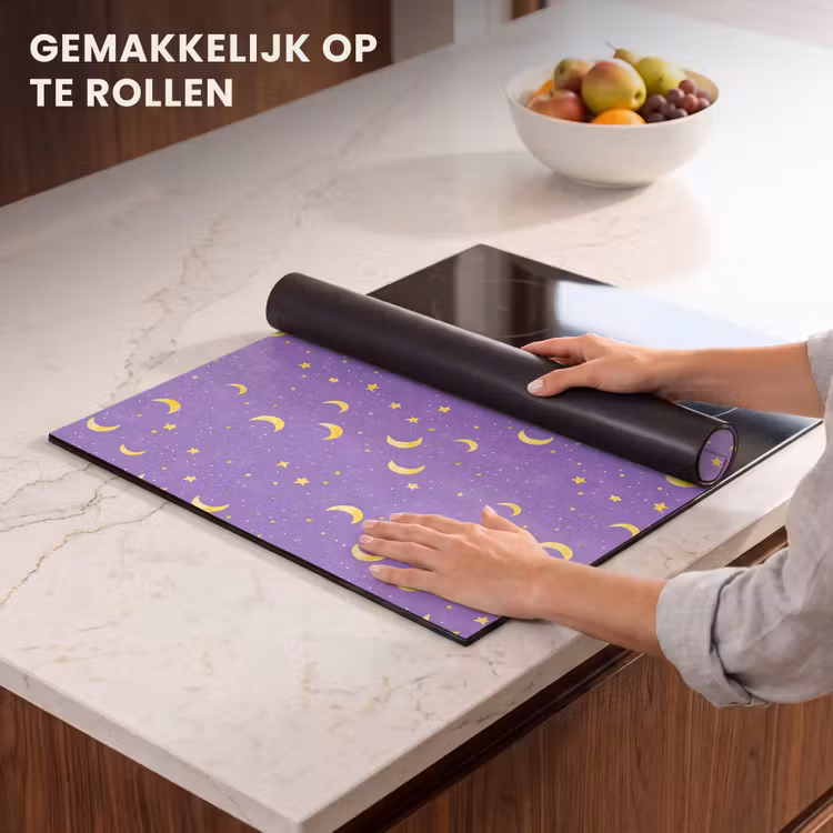 Inductie beschermer - Manen - Sterren - Paars — 7