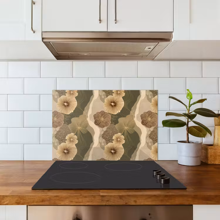 Spatscherm keuken - Abstract - Modern - Groen — 3
