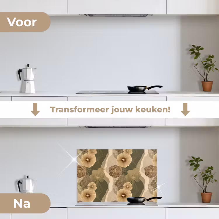 Spatscherm keuken - Abstract - Modern - Groen — 7